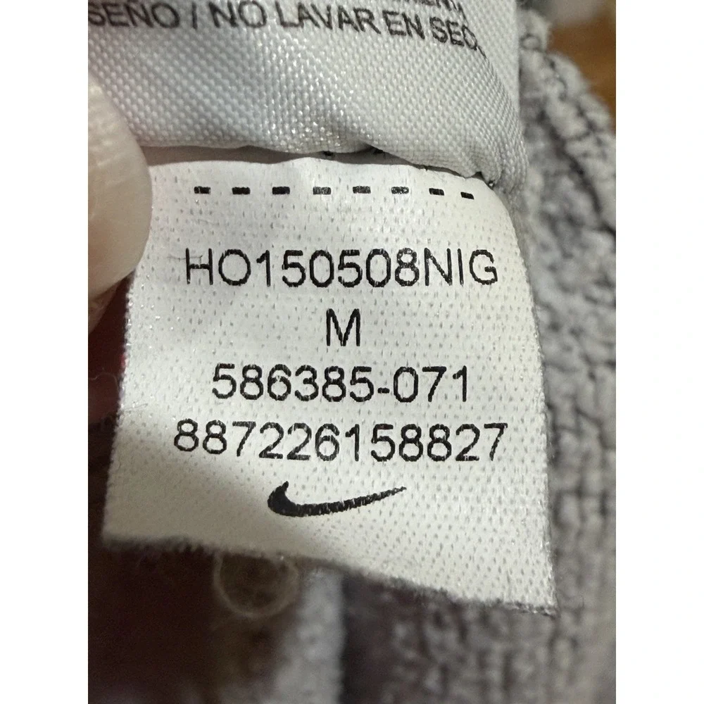 Nike Mens Fleece Cargo Sweatpants Gray Joggers Size Medium 586385 Comfort